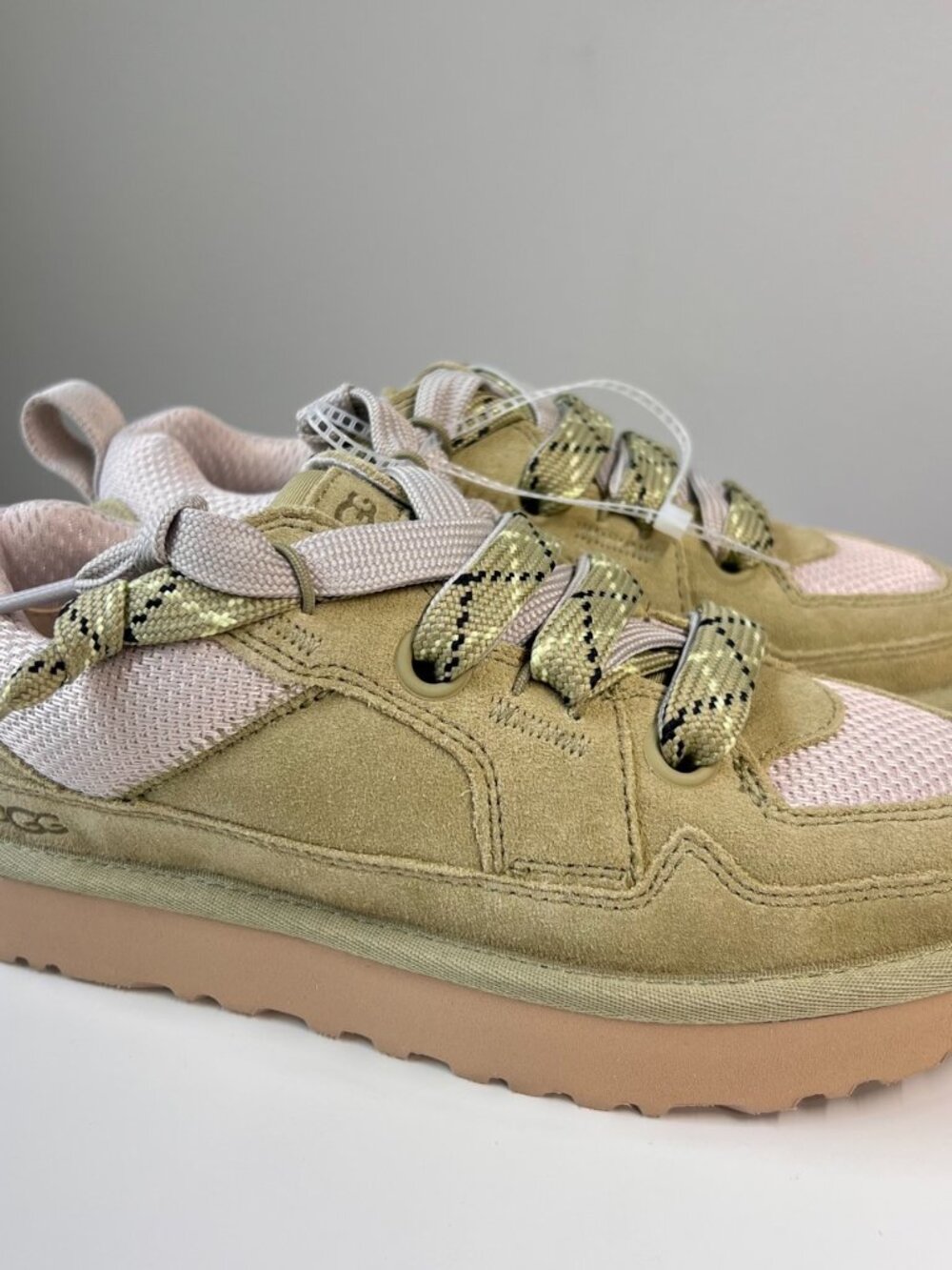 UGG Lo Lowmel Platform Sneakers Women's 6 Olive Green NEW